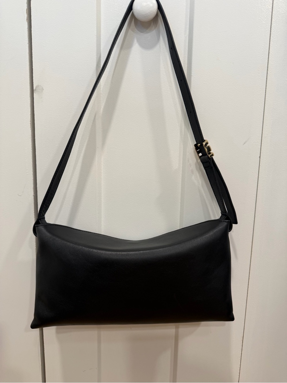 Madewell Date Night Party bag in black leather - Picture 2 of 5